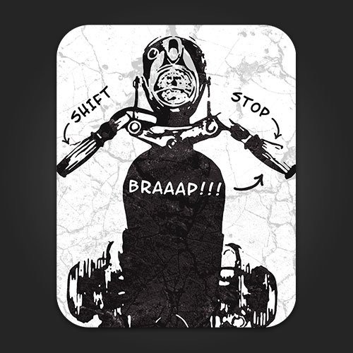 INLINE4-BRAAP-BIKE STICKER