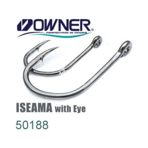 OWNER-HOOKS-ISEAMA W/EYE-FISHING-SIZE 12