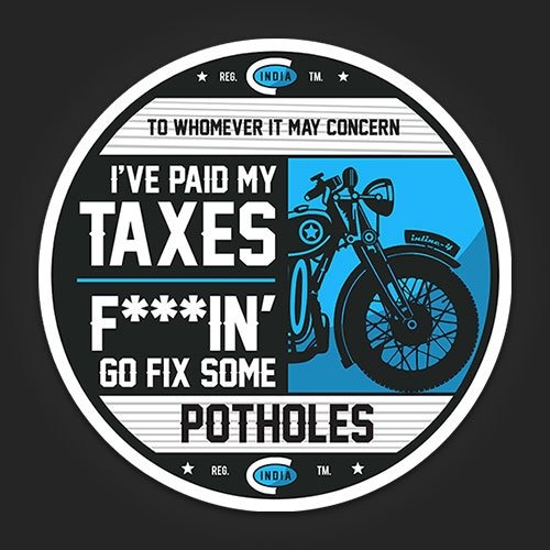 INLINE4-PAID MY TAXES-BIKE STICKER