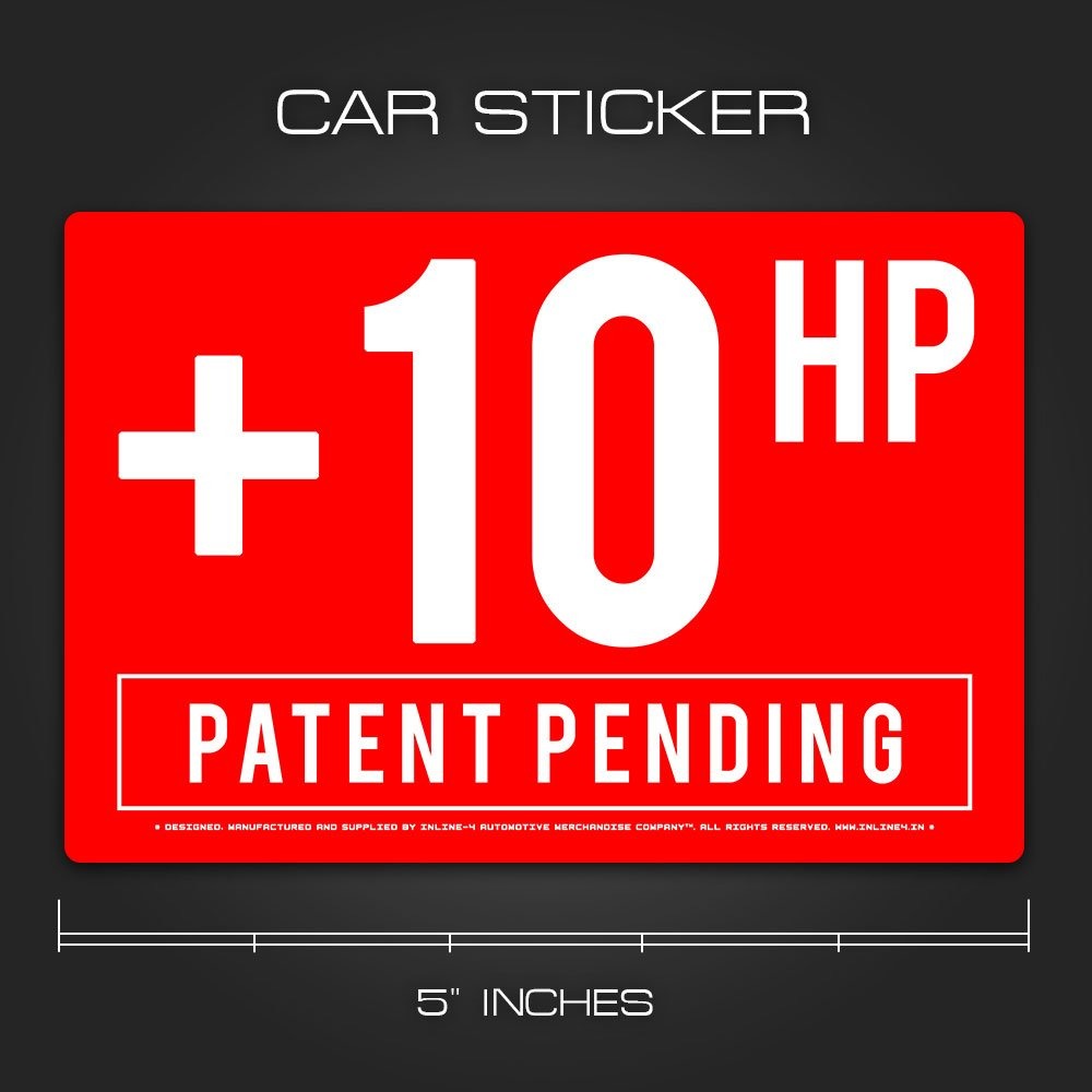 INLINE4-10HP-CAR STICKER