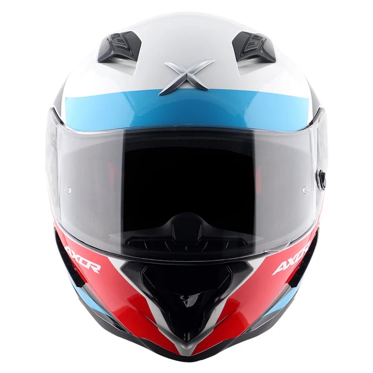 AXOR-HUNTER TURBO-HELMET-WHT/RED