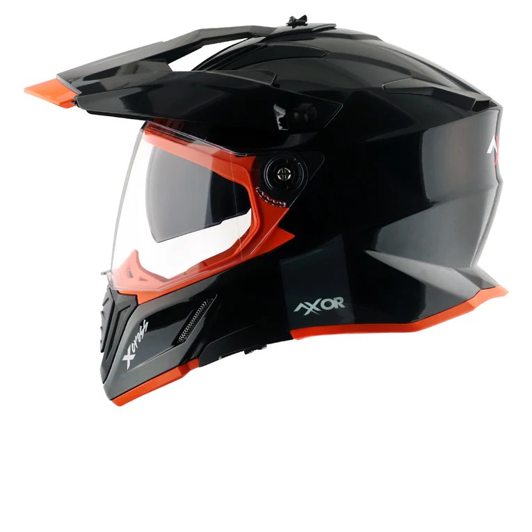 AXOR-X-CROSS DV SC-DUAL SPORT HELMET-BLK/ORG