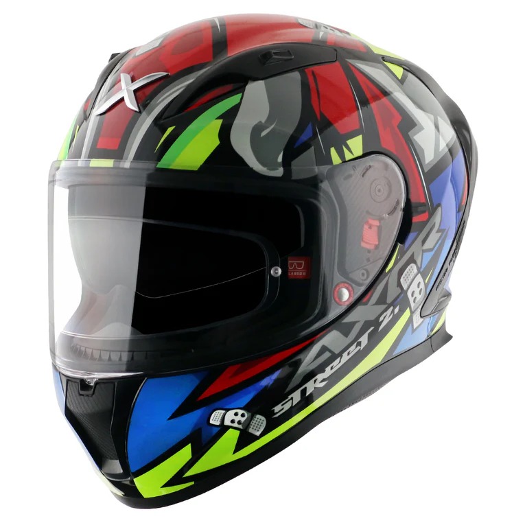 AXOR-STREET BOBBY-HELMET-BLK/RED