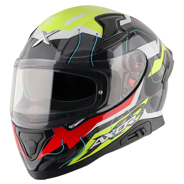 AXOR-APEX DYNAMO-HELMET-BLK/NEON YLW