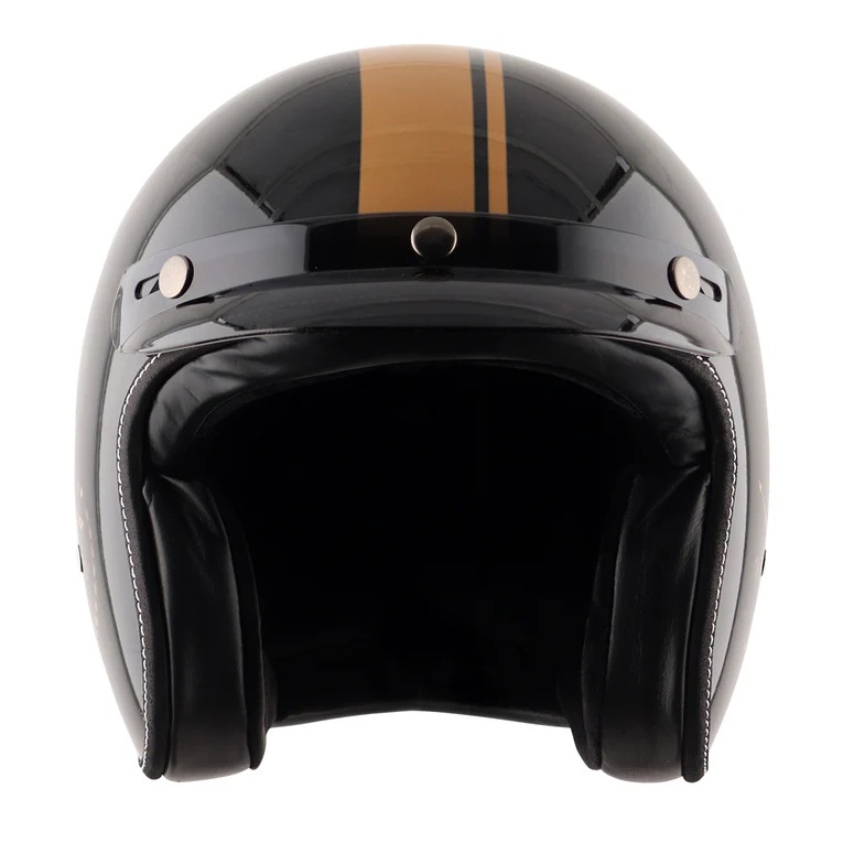 AXOR-RETRO JET EURO GLOBE (HALF FACE)-HELMET-BLK