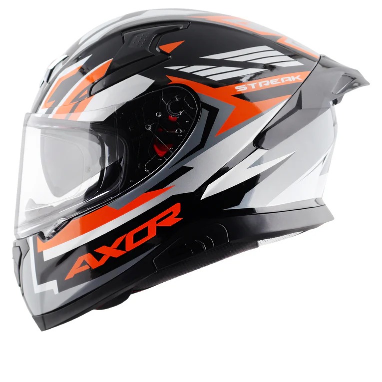 AXOR-APEX STREAK-HELMET-BLK/ORG