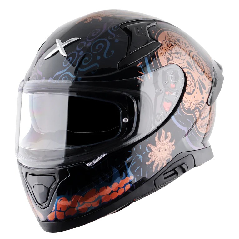AXOR-APEX TRANCE-HELMET-BLK/GOLD