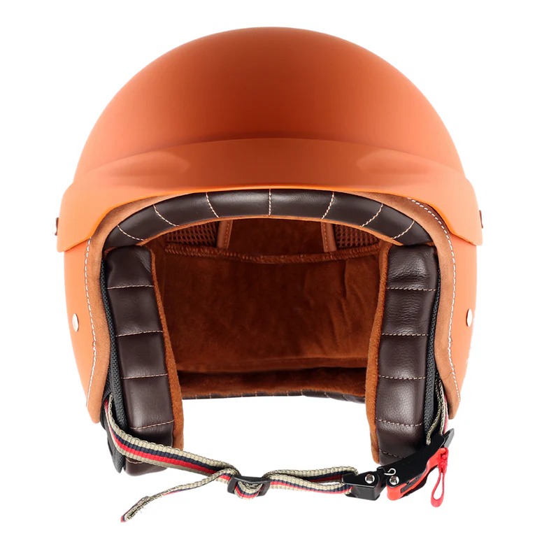 AXOR-RETRO JET WEST (HALF FACE)-HELMET-DULL ORG