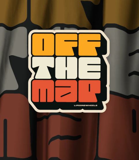 L2W - OFF THE MAP - BIKE STICKERS