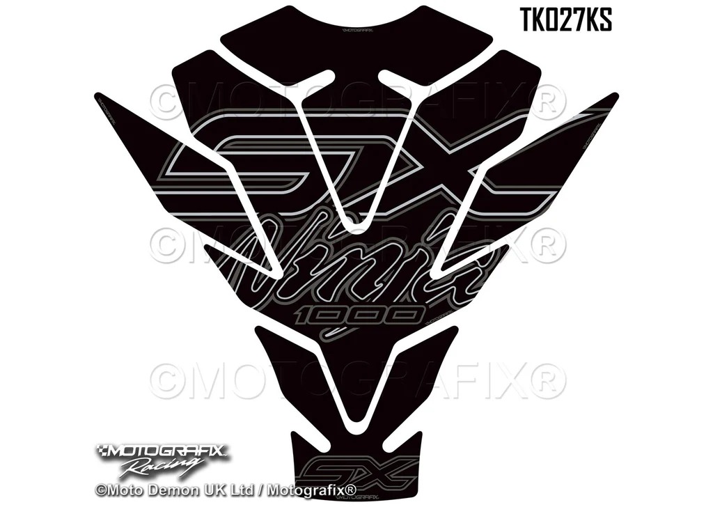 MOTO GRAPHIX-NINJA SX1000 TANK PAD-MOTOR CYC ACC-BLK