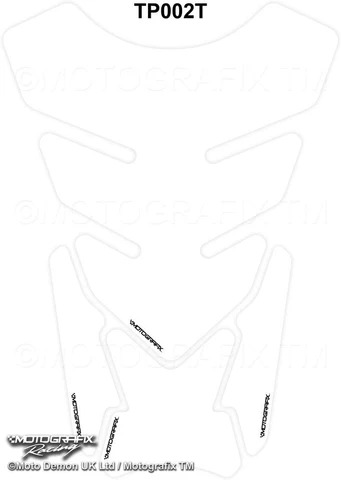 MOTO GRAPHIX-UNIVERSAL TANK PAD-MOTOR CYC ACC-TP002T
