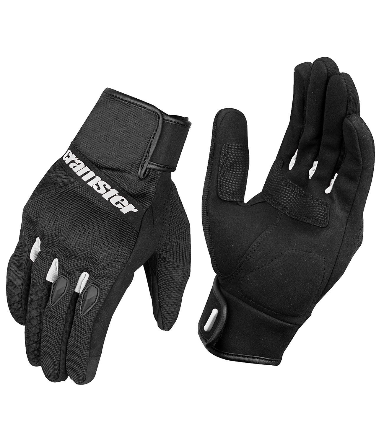 CRAMSTER-FLUX AIR 2 MOTORSPORTS-RIDING GLOVE-WHITE