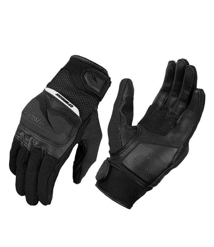 CRAMSTER-BREEZER MOTORSPORTS-RIDING GLOVE-BLACK
