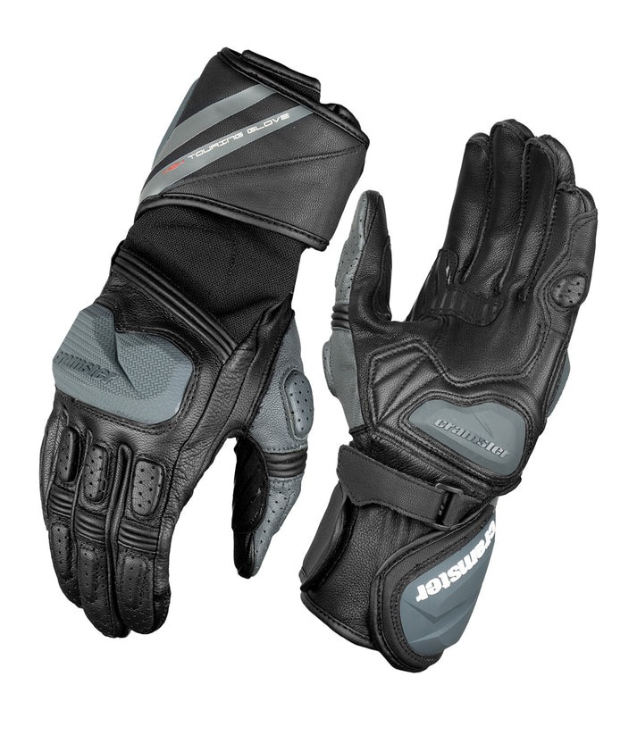 CRAMSTER-K2K MOTORSPORTS-RIDING GLOVE-GREY