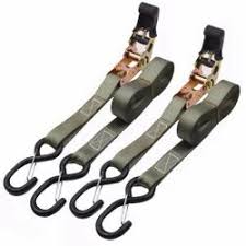MFH-SET OF 2 LASHING STRAP (25MMX4.5M)-BUNJEE CORD-OLIVE DRA