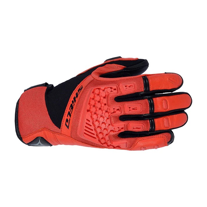 SHIELD-REV-RIDING GLOVE-RED