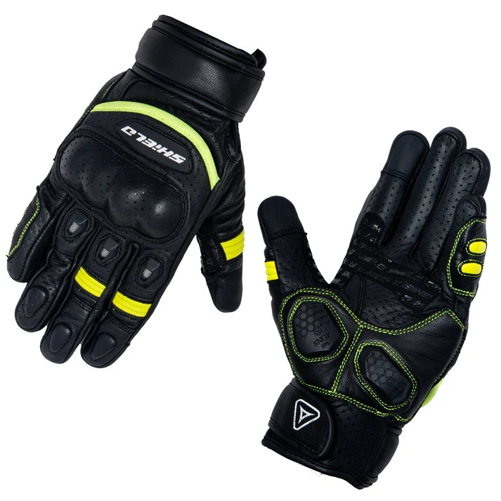 SHIELD-FUR 2.0-RIDING GLOVE-HIVIZ