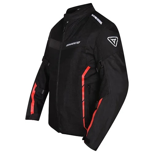 SHIELD-GT AIR-RIDING JACKET-BLK/RED
