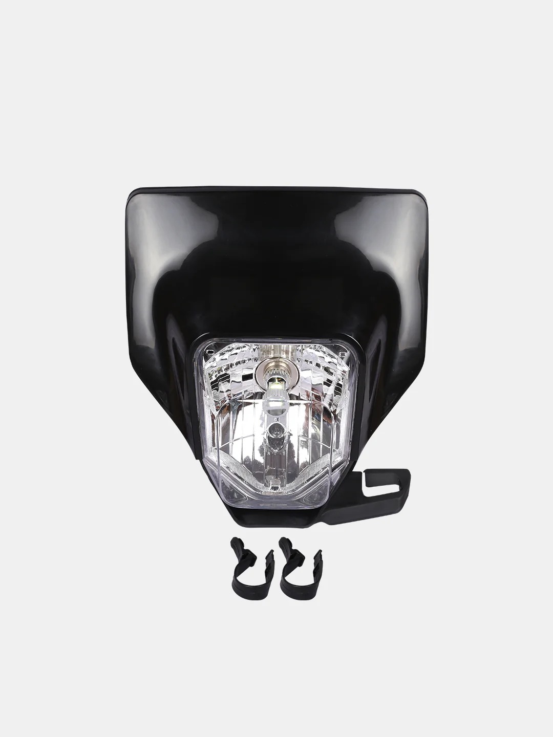 AS-HUSQ ENDURO INSPIRED LED-HEADLIGHT-BLK