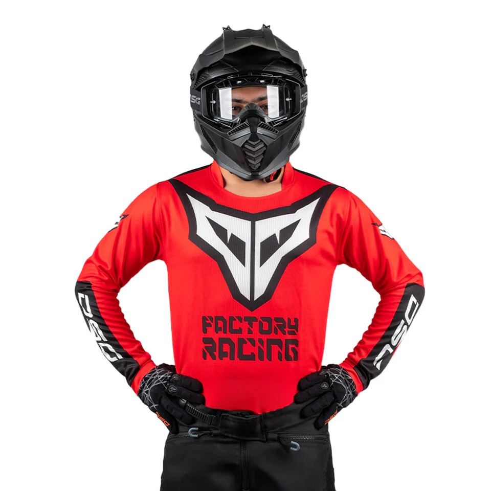 DSG-ALPHA RACING-OFF ROAD JERSEY-RED/BLK