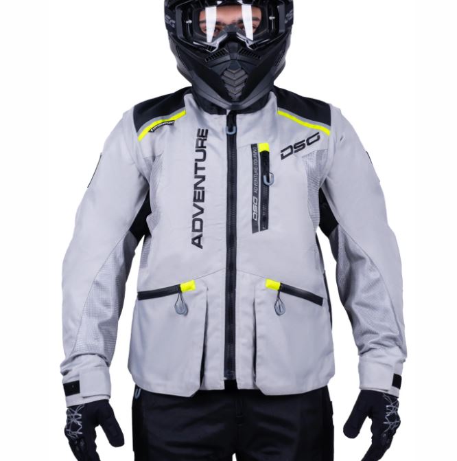 DSG ADV- JACKET -GRY/BLK/YEL/FL