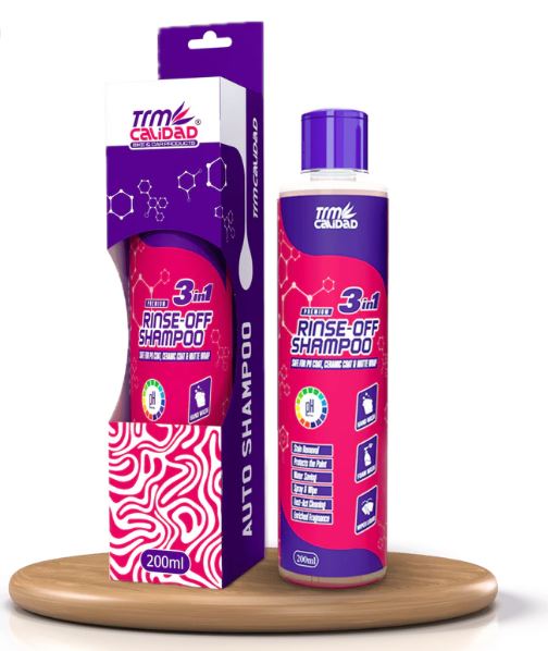 TRM-CALIDAD PREMIUM RINSE OFF SHAMPOO-200ML