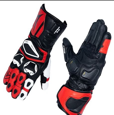 SHIELD-VIPER 2.0-RIDING GLOVE-WHT/RED