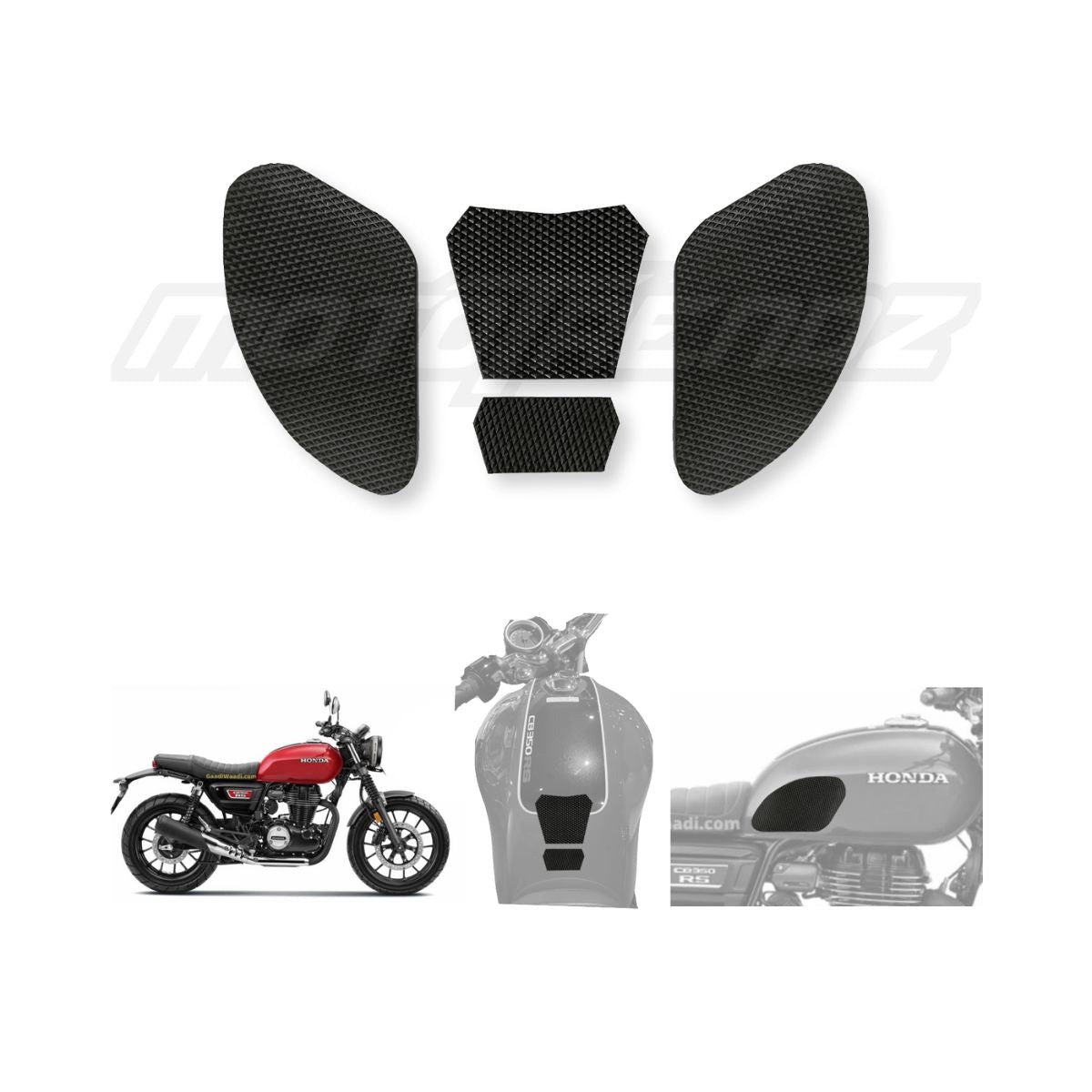 MTZ-TRACTION PADS-HONDA HNESS/RS CB350- MOTOR CYC ACC