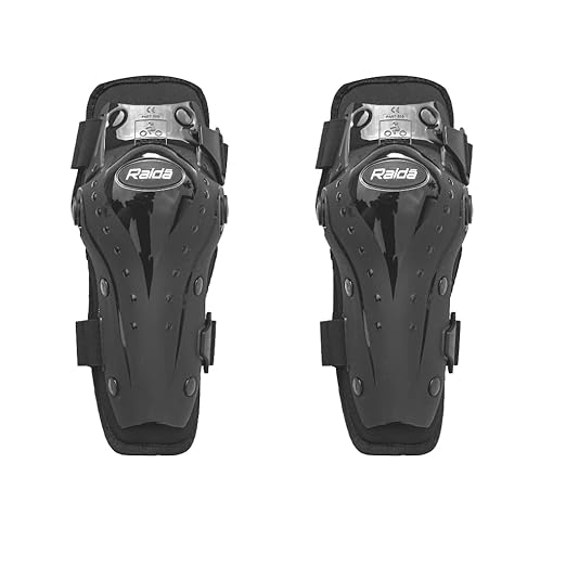 RAIDA-DUAL AXIS-KNEE GUARD-BLK