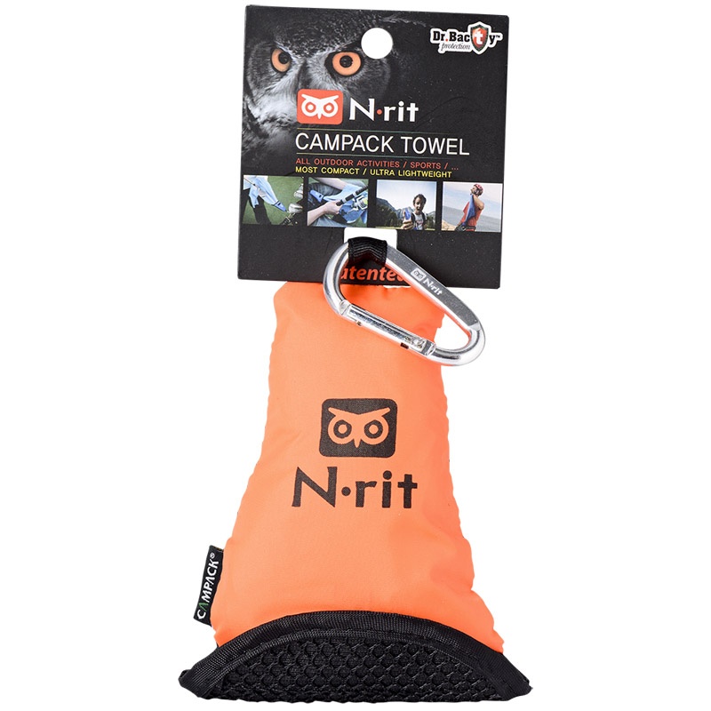 N RIT-COMPACK TOWEL-CAMPING ACC-ORANGE